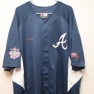 Atlanta Braves Chipper Jones Nike Mens Jersey Size XXL